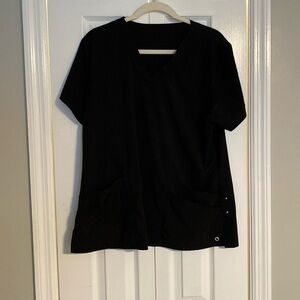 Barco One Black Scrub Top